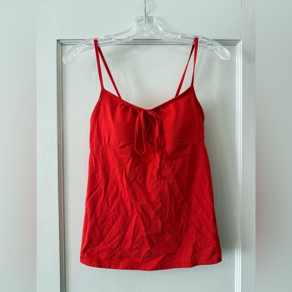 Tomas Maier x Uniqlo | Red Bra Camisole Tank Top - Size XS